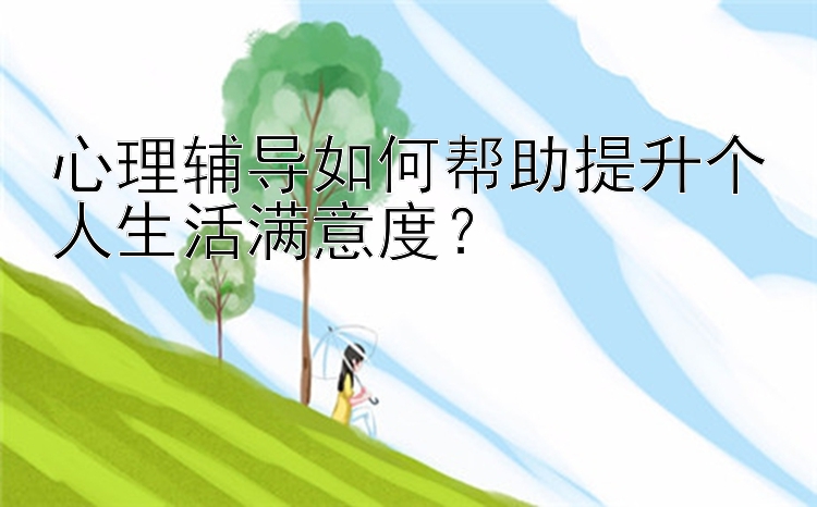 心理辅导如何帮助提升个人生活满意度？