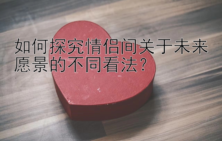 如何探究情侣间关于未来愿景的不同看法？