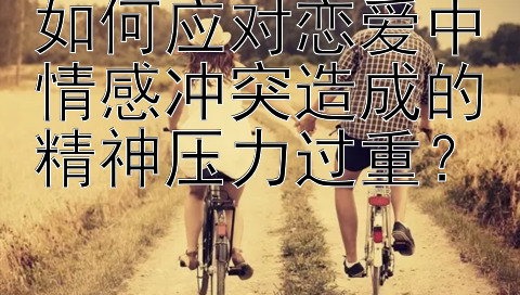 如何应对恋爱中情感冲突造成的精神压力过重？